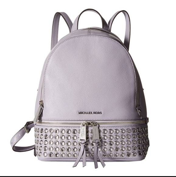 Michael Kors Handbags - Michael Kors Rhea Grommet Backpack In Lilac